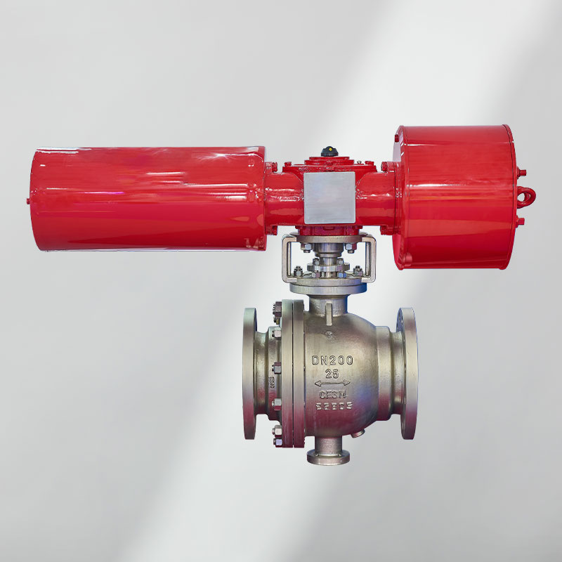 固定式鑄鋼球閥（氣動）